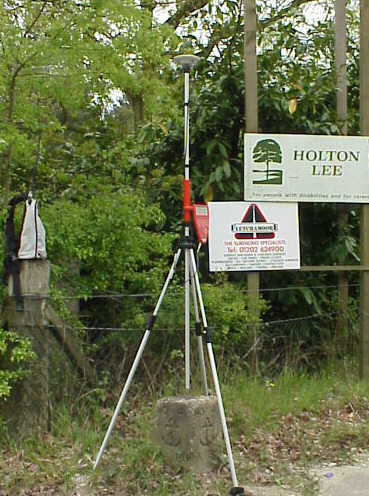 Leica GPS at Holton Lee